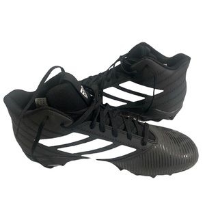 Adidas Freak Mid Football Cleats, Men’s 11.5, Black/White, Excellent Condition